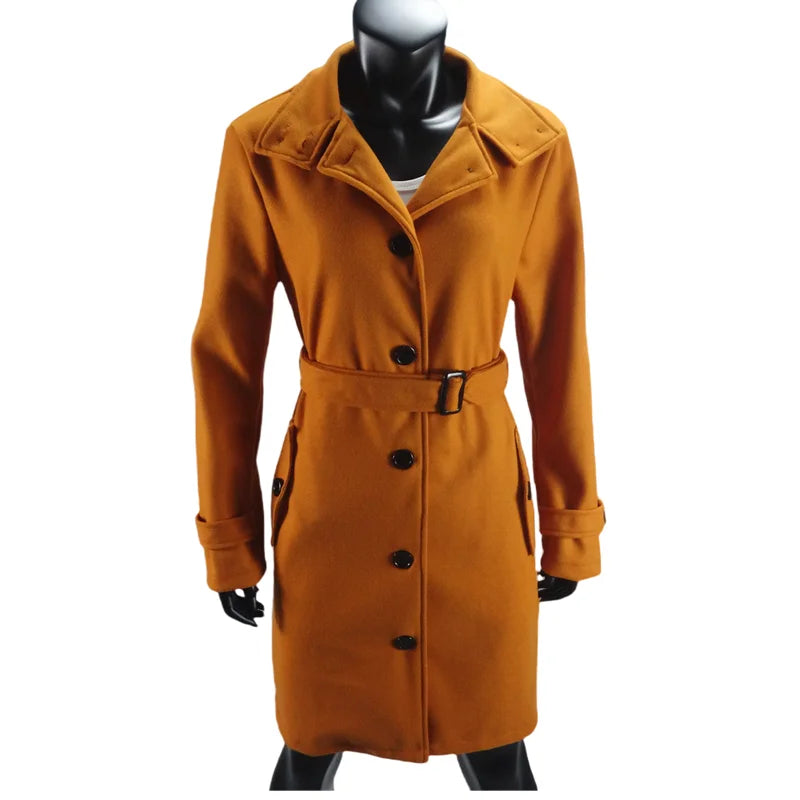 Women Coat & Jacket "Wool Blend Women's Coat Outerwears Winter Warm Female Jackets"