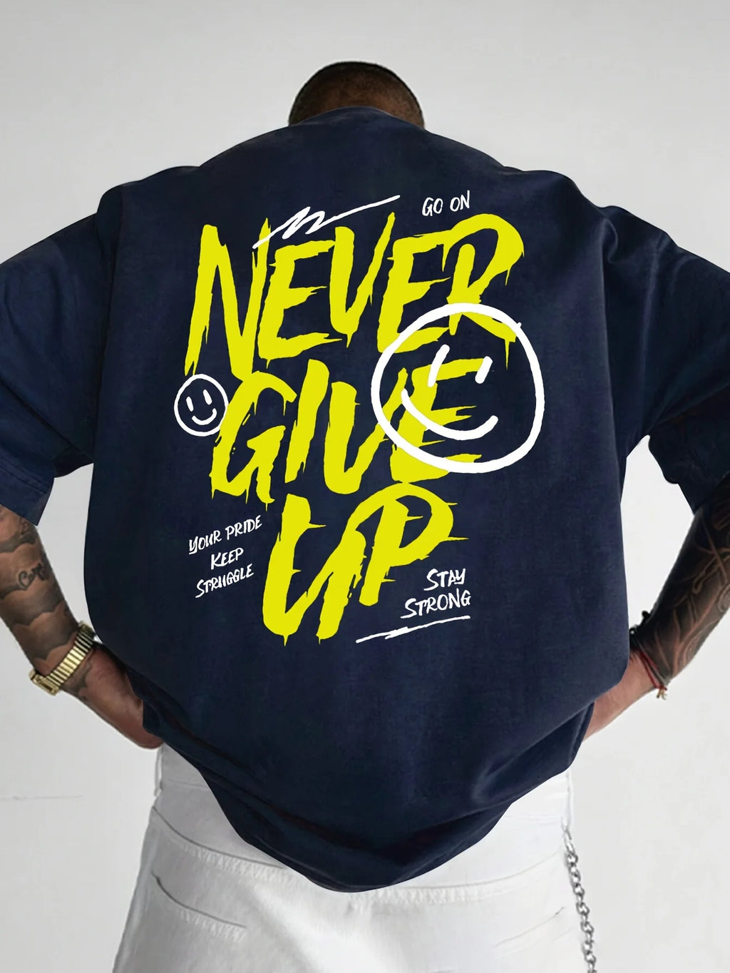 Men's T-Shirt "Never Give Up"
