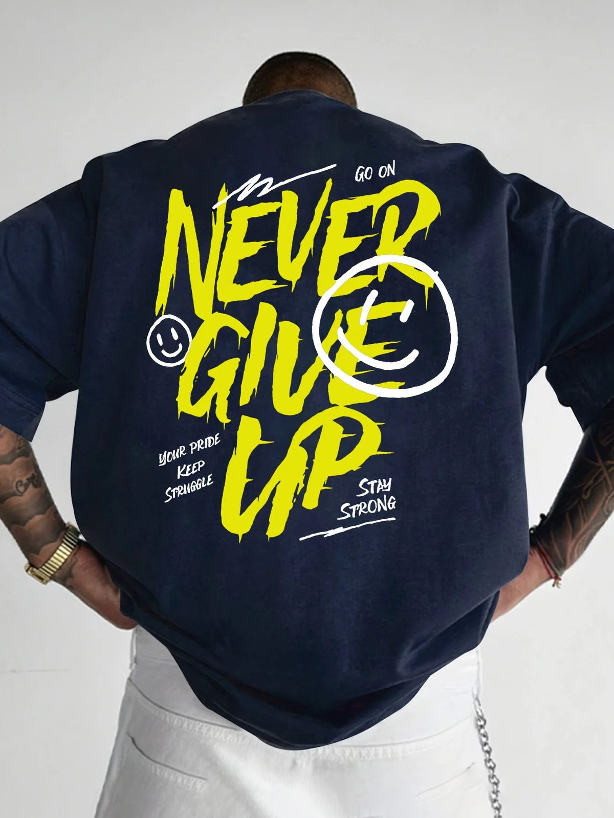 Men's T-Shirt "Never Give Up"
