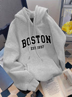 Men Hoodie Sweatshirt "Boston EST 1997"