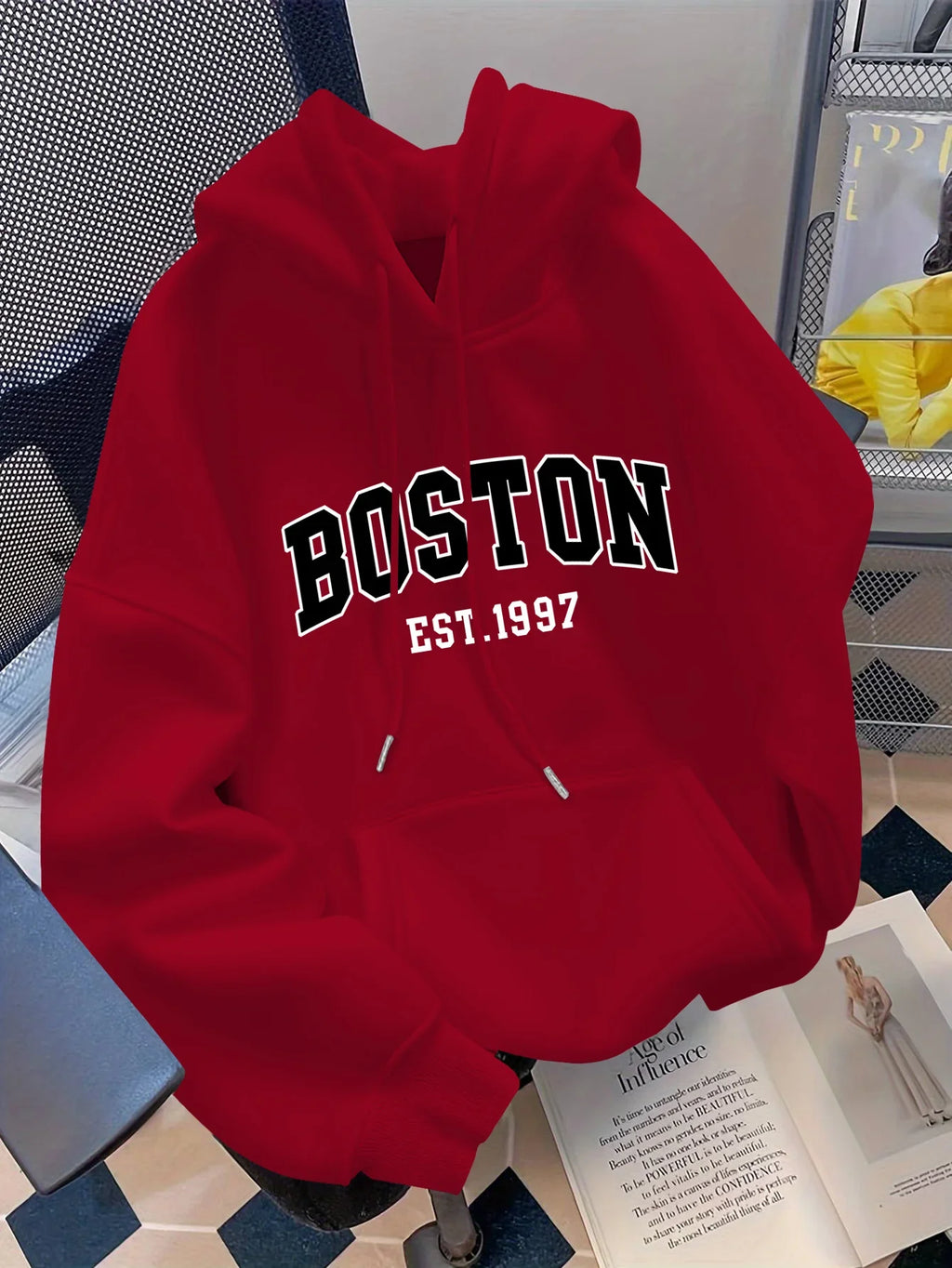 Men Hoodie Sweatshirt "Boston EST 1997"