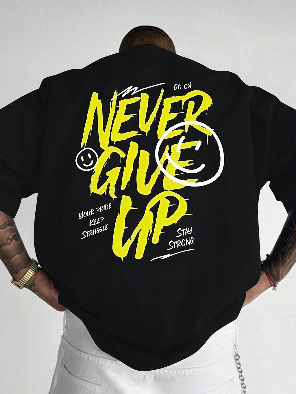 Men's T-Shirt "Never Give Up"