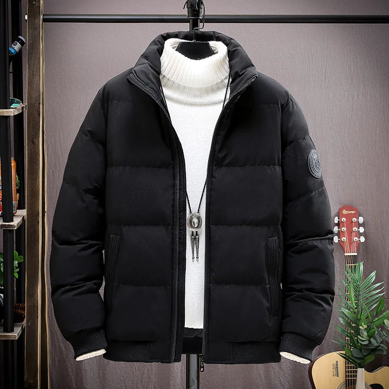 Men Down Coat"Winter Puffer Jacket Thick Warm Cotton Padded"