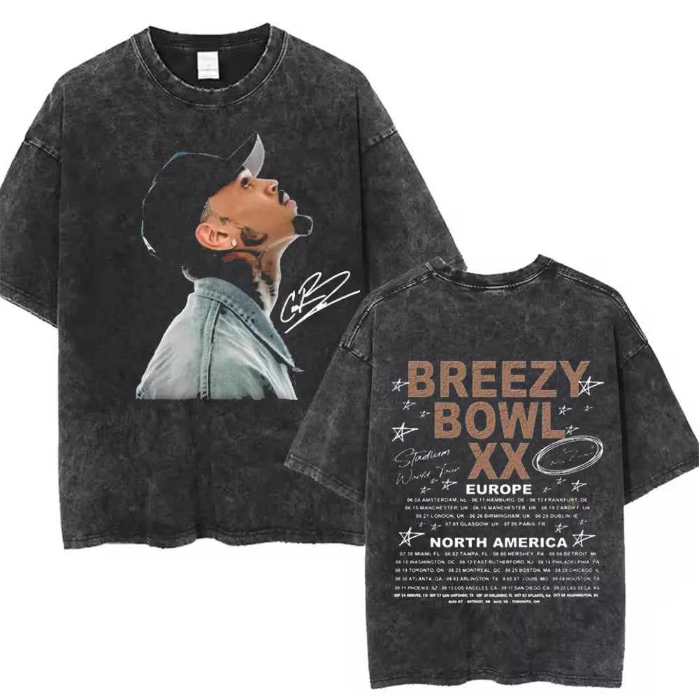 Men's T-Shirt "Chris Brown Breezy Bowl XX Concert"