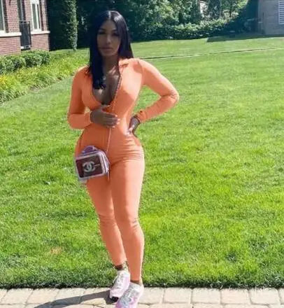 Women Jump Suit "Fashion Workout Active Wear Ribbed Rompers Womens Jumpsuit With Zipper"