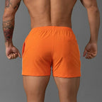 Men's Summer Swimming Solid Color Swimsuit
