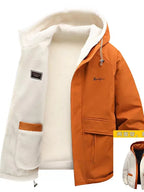 Men Down Coat"Winter Fashion Trend With Thick Fleece "