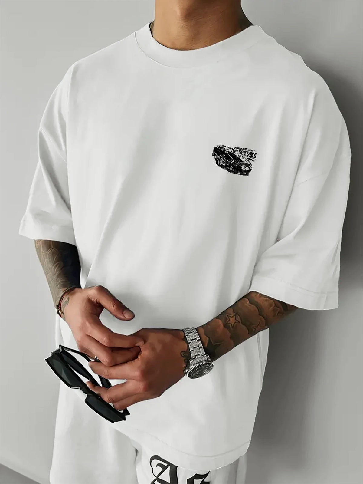 Men T-Shirt "Mustang Racing Car"