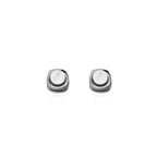 Unisex Jewerly "TOPGRILLZ 1 Pair Square Iced Out Cubic Zirconia Brass Magnetic Ear Clip Simple Fashion No Piercing"
