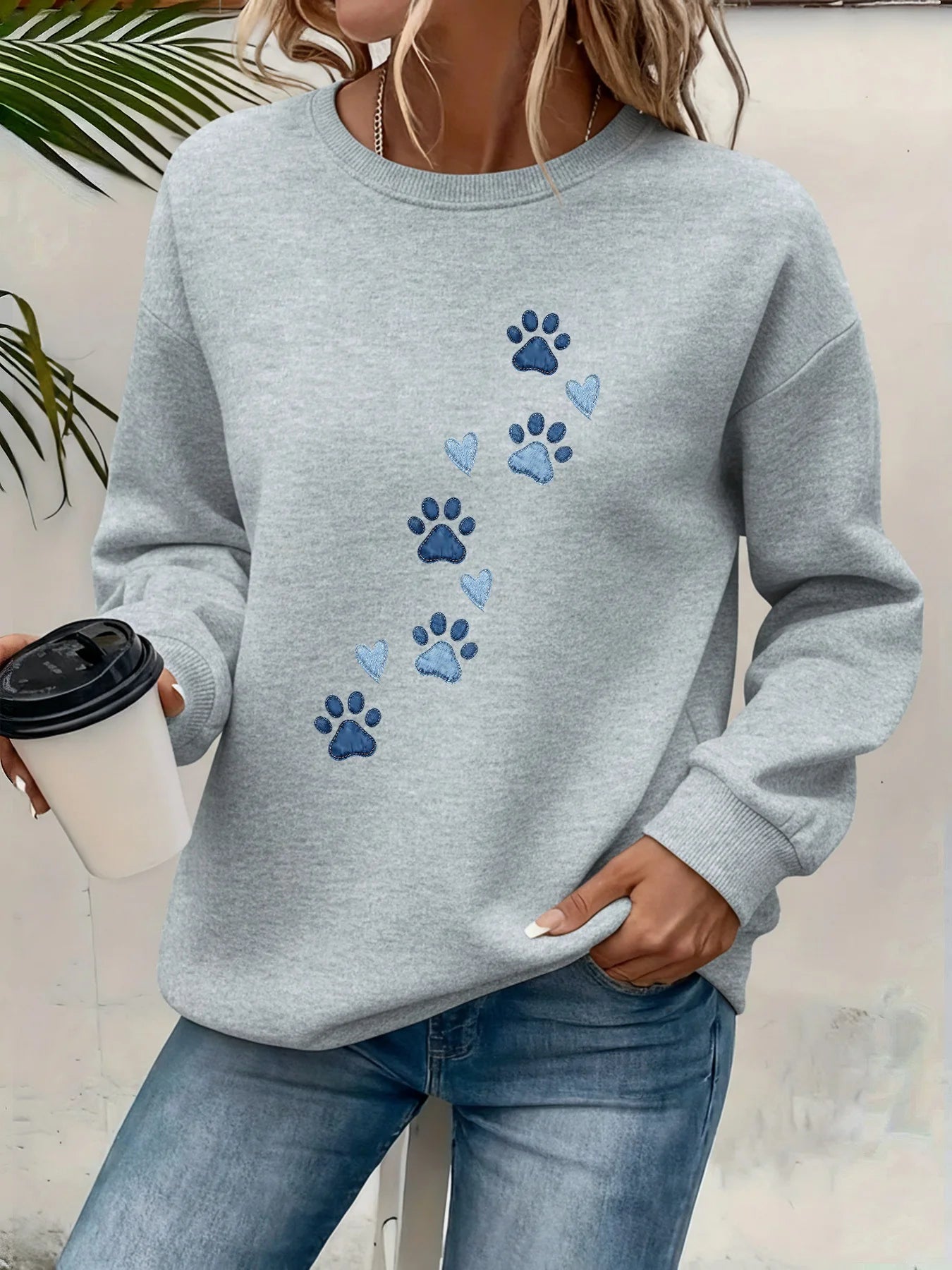 Women's autumn and winter casual fashion loose comfortable warm