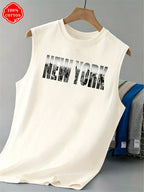 Men Tank Shirt "New York Top Vintage City"