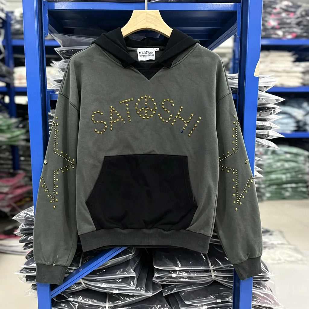 Men Hoodie Sweatshirt "SATOSHI NAKAMOTO Vintage"