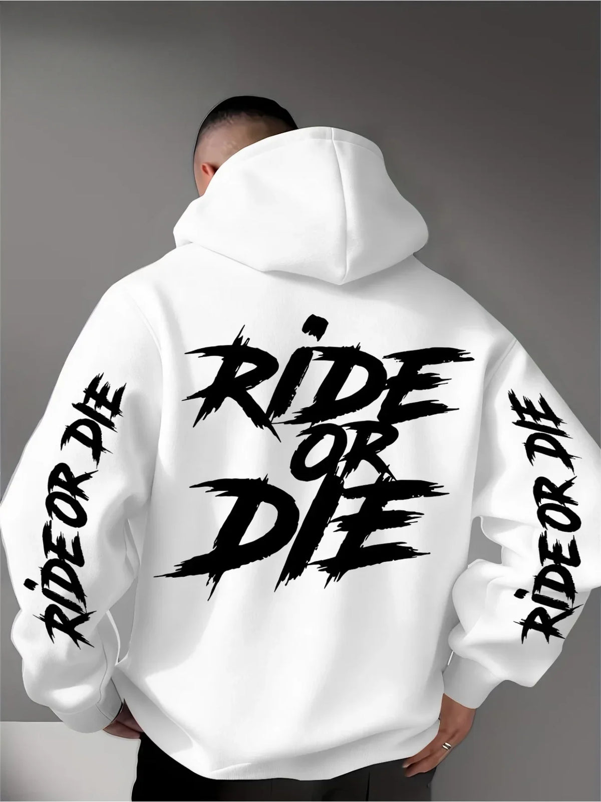 Men Hoodie Sweatshirt "Ride Or Die"