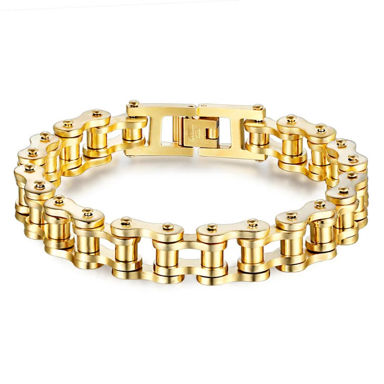 Men Jewelry & Accessory "Stainless Steel Biker Mens Bracelet Link Chain Motorcycle"