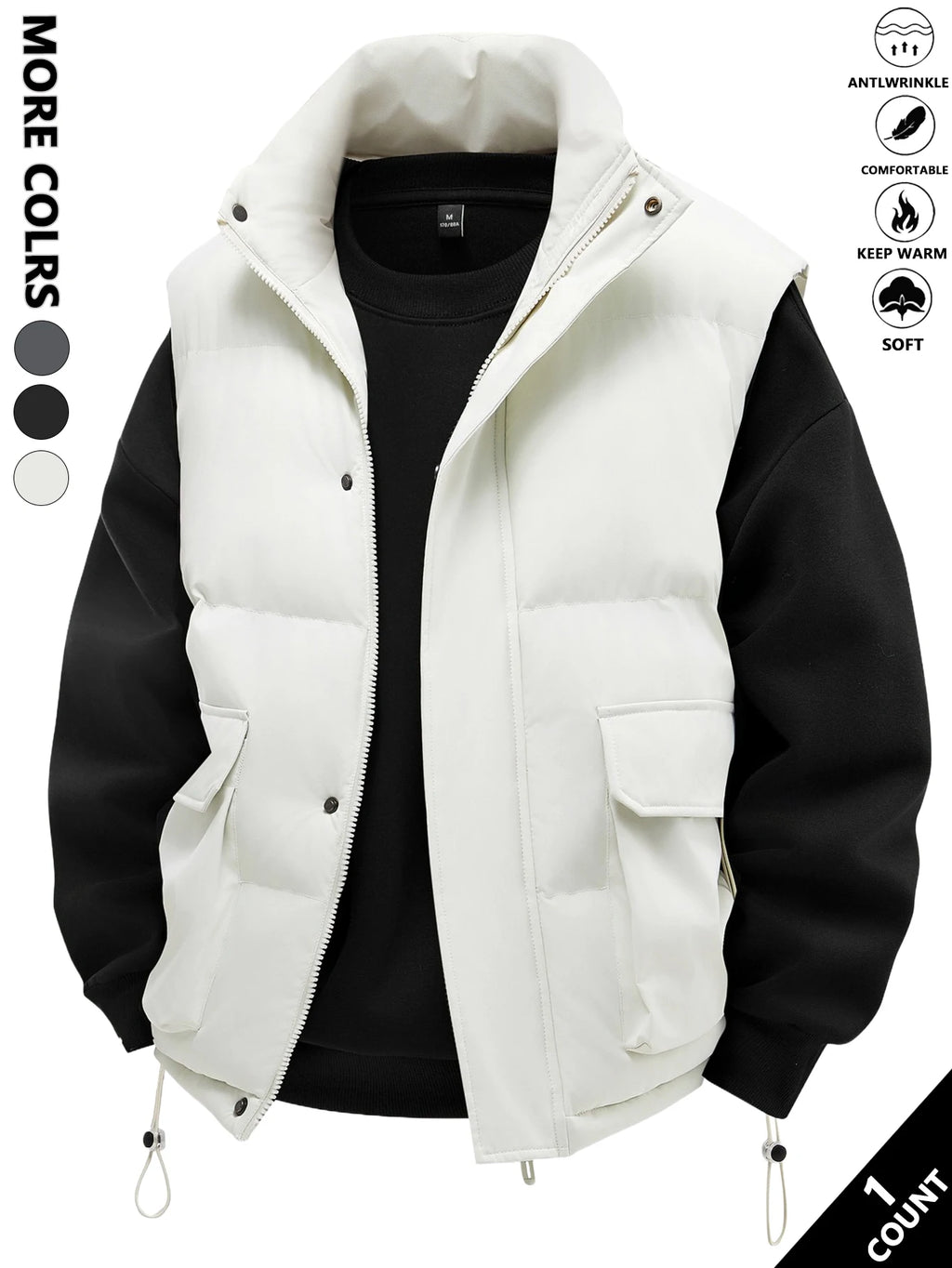 Men Down Coats"Three-Dimensional Multi-Pocket Utility Design"