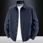 Men Shirt "Solid Color Long-Sleeved"