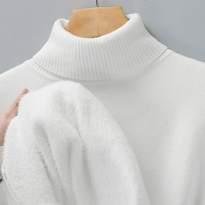 Men Sweatwear "Mens Anti-pilling High Quality Knitted Turtleneck Sweater"