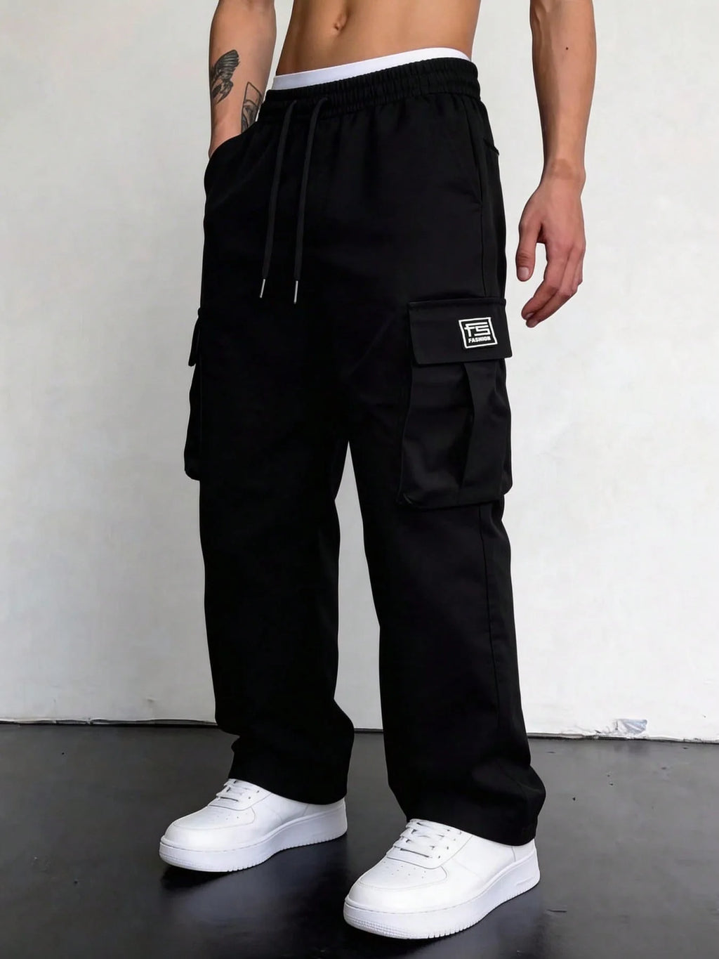 Men Cargo Pants "Male Army Green"