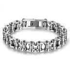 Men Jewelry & Accessory "Stainless Steel Biker Mens Bracelet Link Chain Motorcycle"