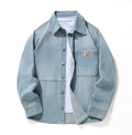 Men Denim Top"Casual Denim Shirt Jacket Classic Button Up Workwear"