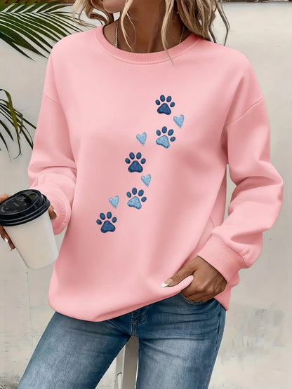 Women's autumn and winter casual fashion loose comfortable warm