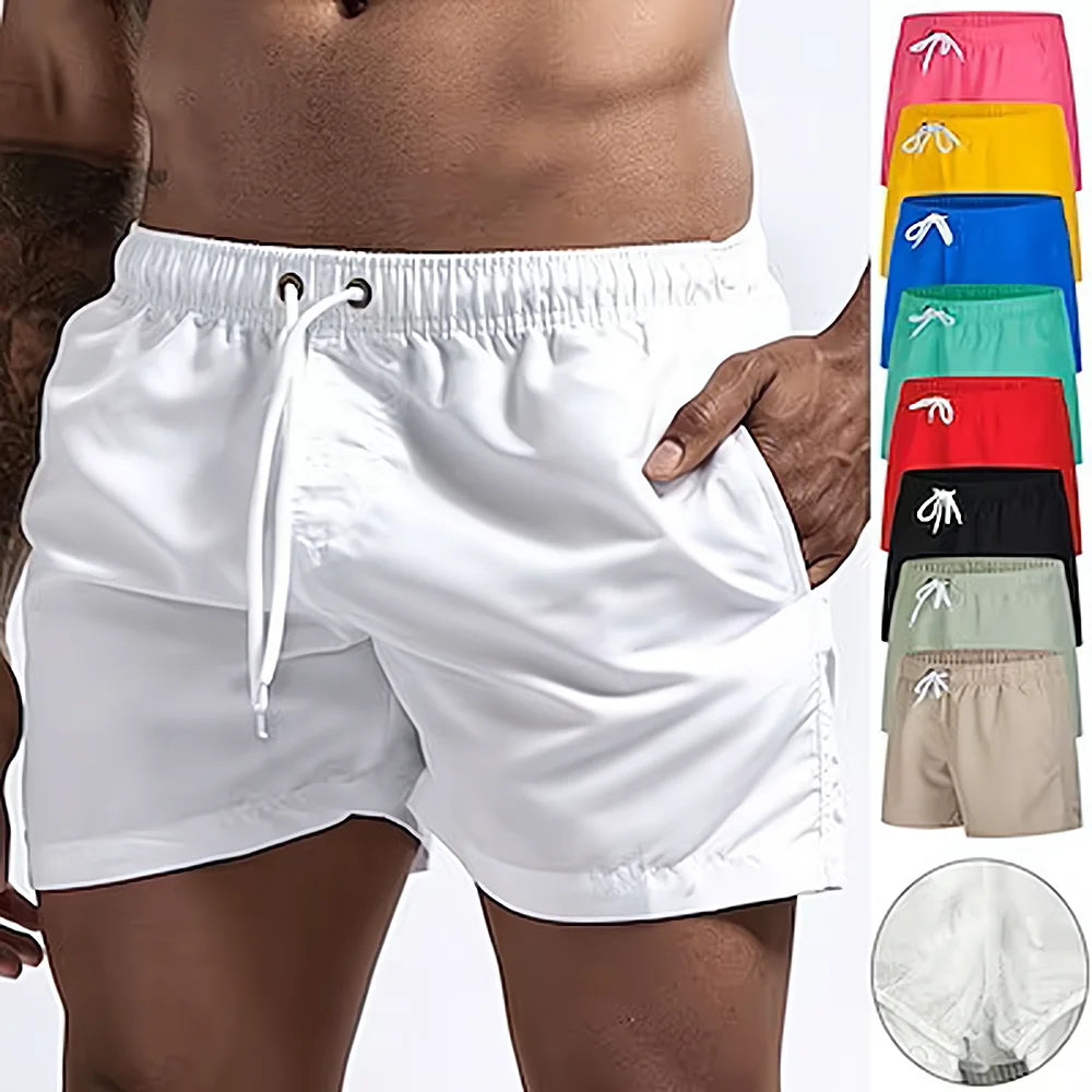 Men's Swim Shorts Swim Trunks Quick Dry Board Shorts