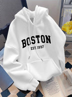 Men Hoodie Sweatshirt "Boston EST 1997"