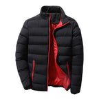 Men Down Coat "stand up collar winter zipper thick"