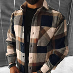 Men Shirt "Flannel Shirt Jacket "