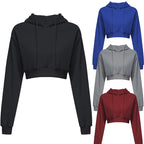 Women Sweaters & Hoodies "New Fashion Women Hoodie Sweatshirt Short Top Coat Sport Pullover"