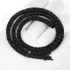 Unisex Jewelry & Accessories "Black CZ Tennis Chain Bracelet Hip Hop Black Ice Plated Tennis Bracelet Men and Women"