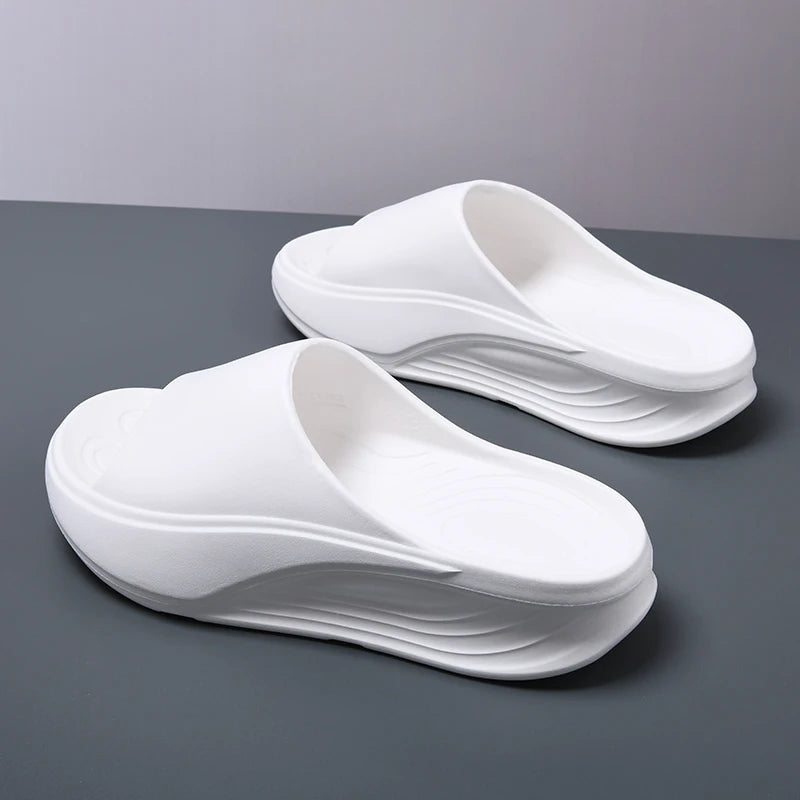 Men's New Summer Flip-Flops Outdoor Thick-Soled Non-Slip Sports Trendy Wading Wear-Resistant Beach Slippers