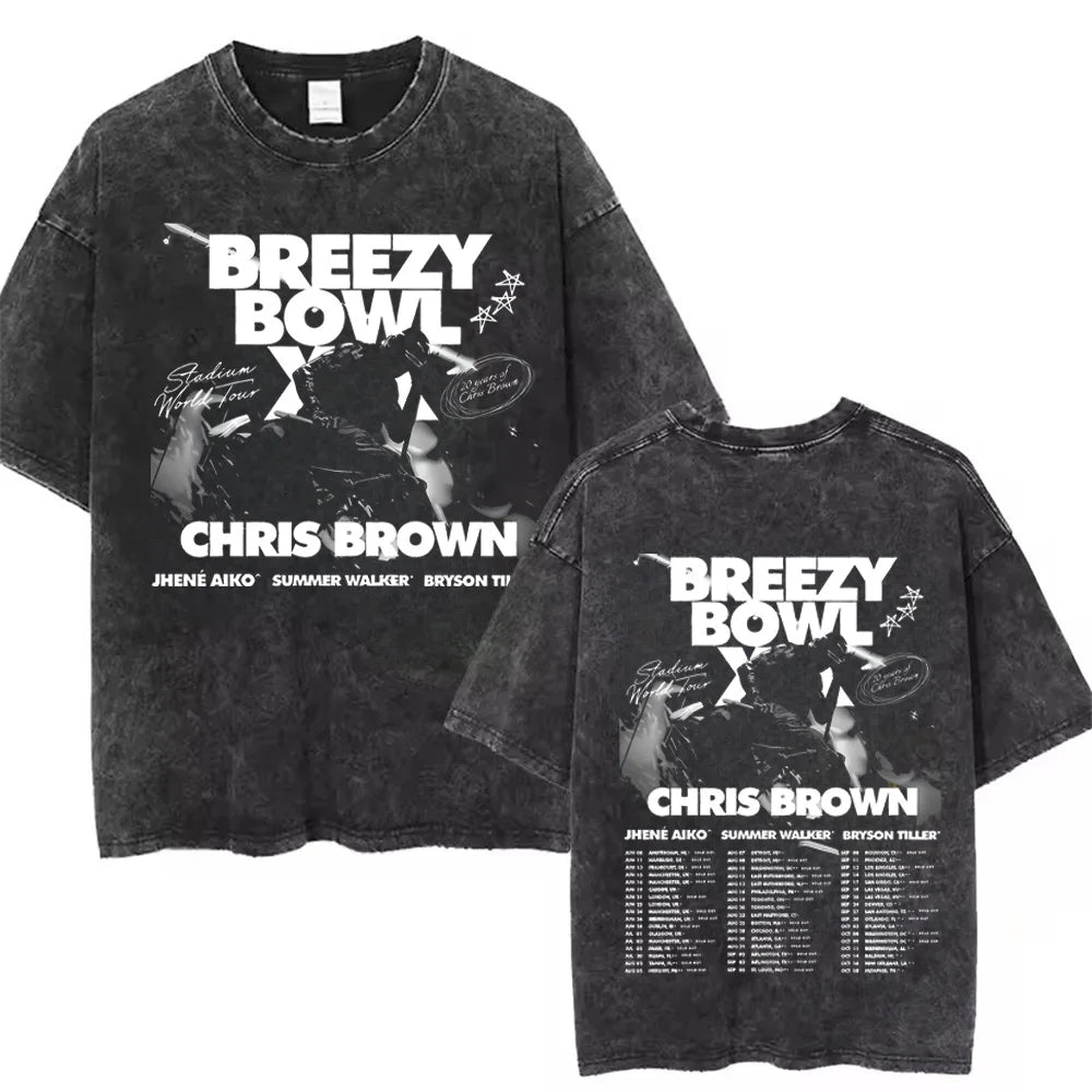 Men's T-Shirt "Chris Brown Breezy Bowl XX Concert"