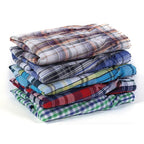 Men Woven Boxer Loose Shorts Underwear / 3pcs/5pcs/7pcs