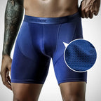 Men Long Performance Mesh Long-Leg Boxer Briefs / 3pcs