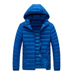 Men Parkas "Casual Outwear Detachable Hat Outfits Parkas Coat"