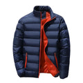 Men Down Coat "stand up collar winter zipper thick"