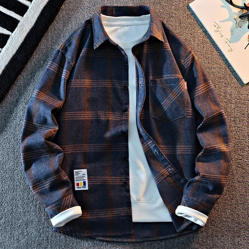 Men Shirt "Grid Check Flannel"