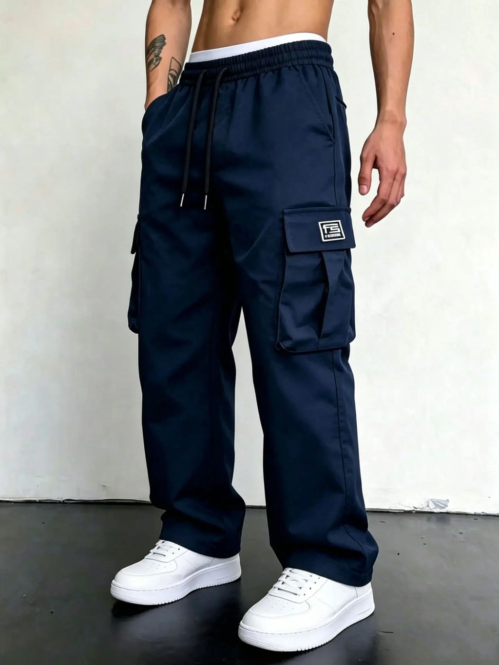 Men Cargo Pants "Male Army Green"