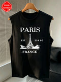Men Tank Shirt "Paris Tour Eiffel"
