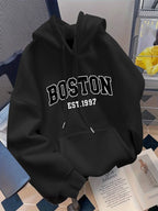 Men Hoodie Sweatshirt "Boston EST 1997"