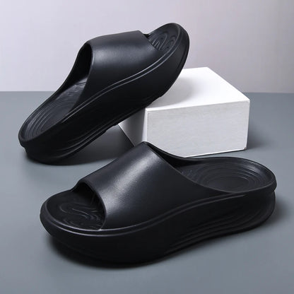 Men's New Summer Flip-Flops Outdoor Thick-Soled Non-Slip Sports Trendy Wading Wear-Resistant Beach Slippers
