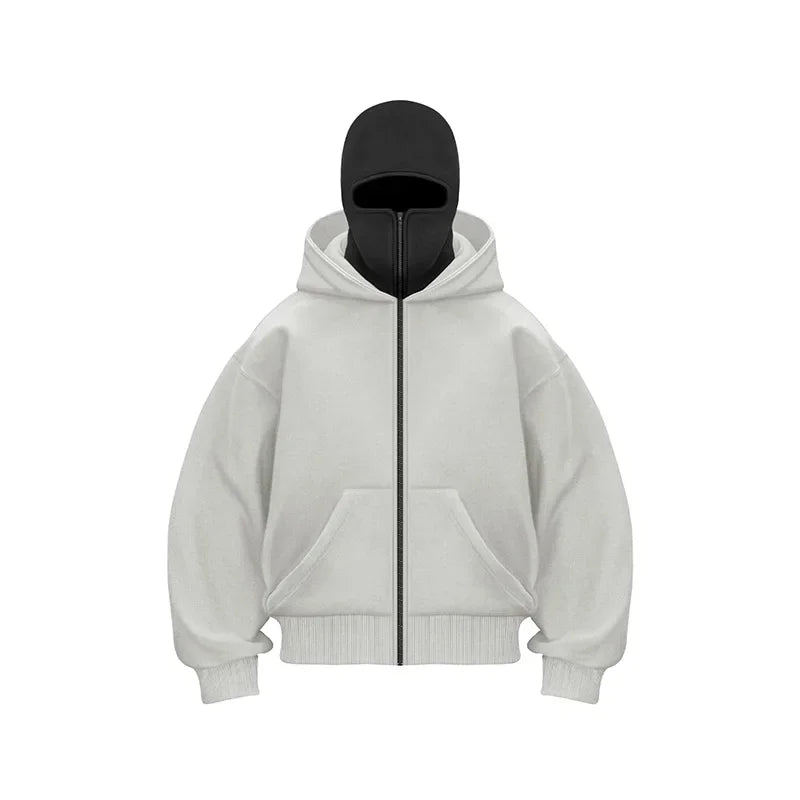 Men Hoodies & Sweatshirt "Double Hooded Balaclava"
