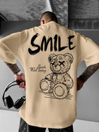 Men T-Shirt "Smile Well Being Teddy Bear"