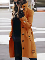 Women Coat & Jacket "Wool Blend Women's Coat Outerwears Winter Warm Female Jackets"