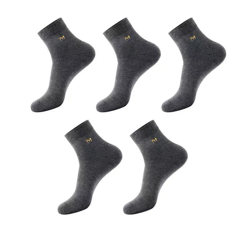 Men's Sports Socks "Mid Tube Socks" 5 Pairs